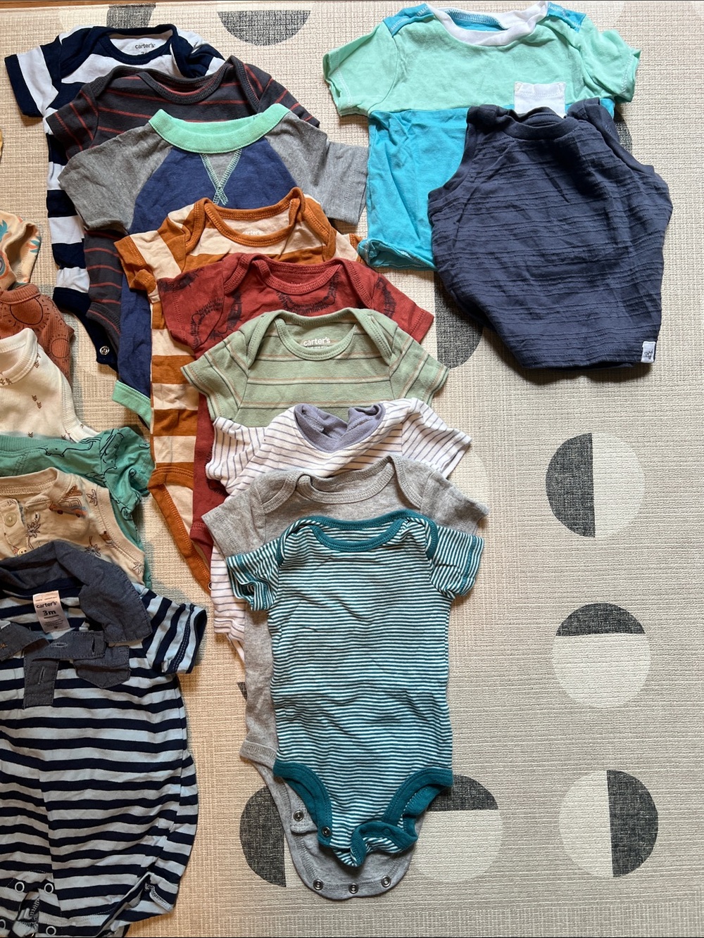 0-3 month Baby Boy Summer Bundle & Sleepers - Picture 4 of 7